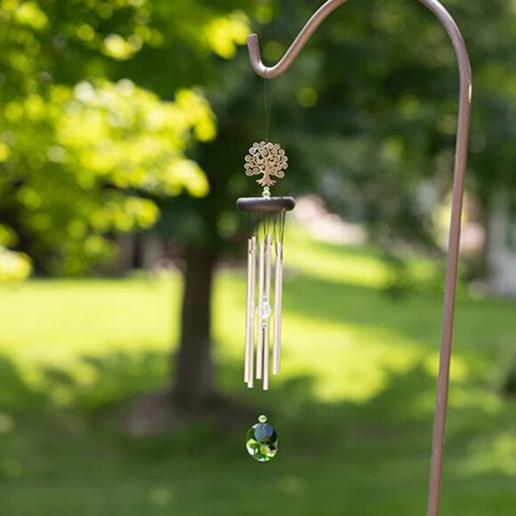WOODSTOCK CHIMES Crystal Tree of Life 19'' Decor Designs Wind Chimes for Outdoor - Picture 5 of 6